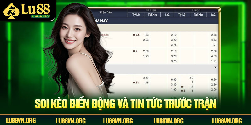 Soi kèo biến động và tin tức trước trận